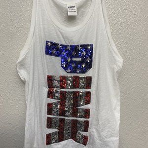 VS PINK Patriotic tank top